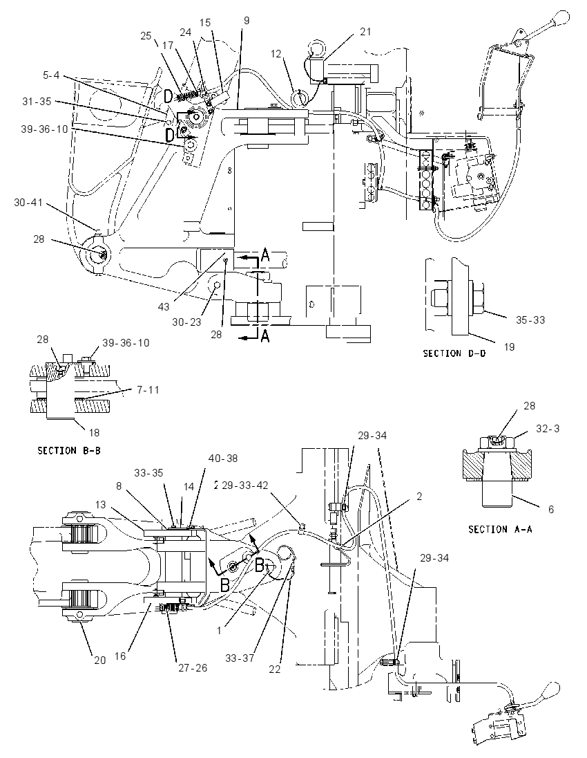 FRAME GP-SWING 1836058 CAT