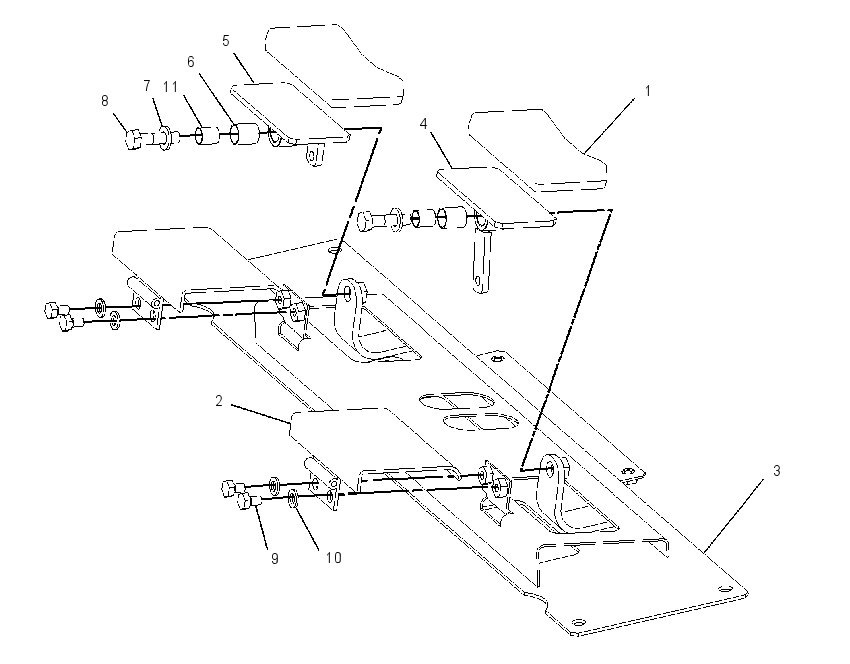 PEDAL GP-FOOT 1670919 CAT