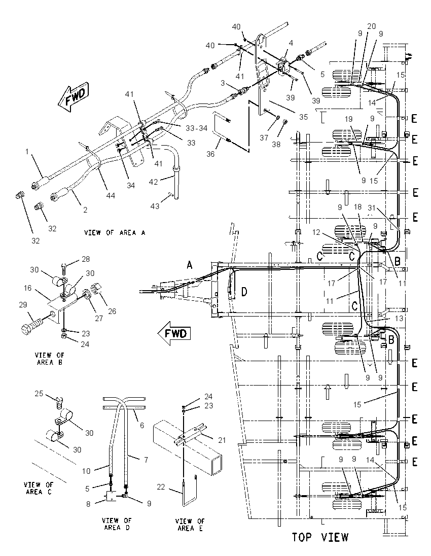 CYLINDER & LINES GP-LIFT 2133509 CAT