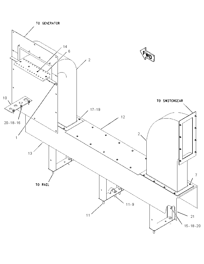 DUCT GP-CABLE 2179328 CAT