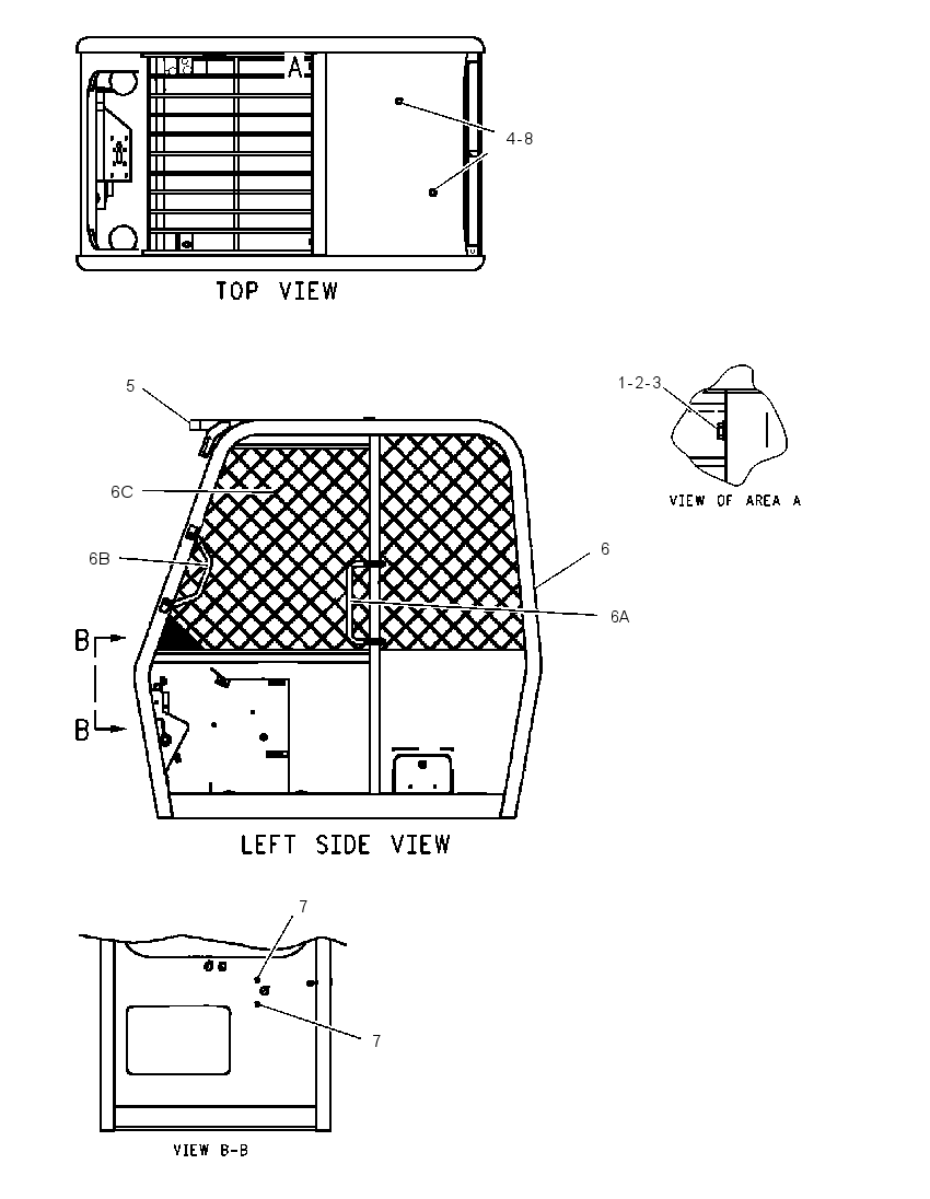 CAB GP-ROPS 1733817 CAT