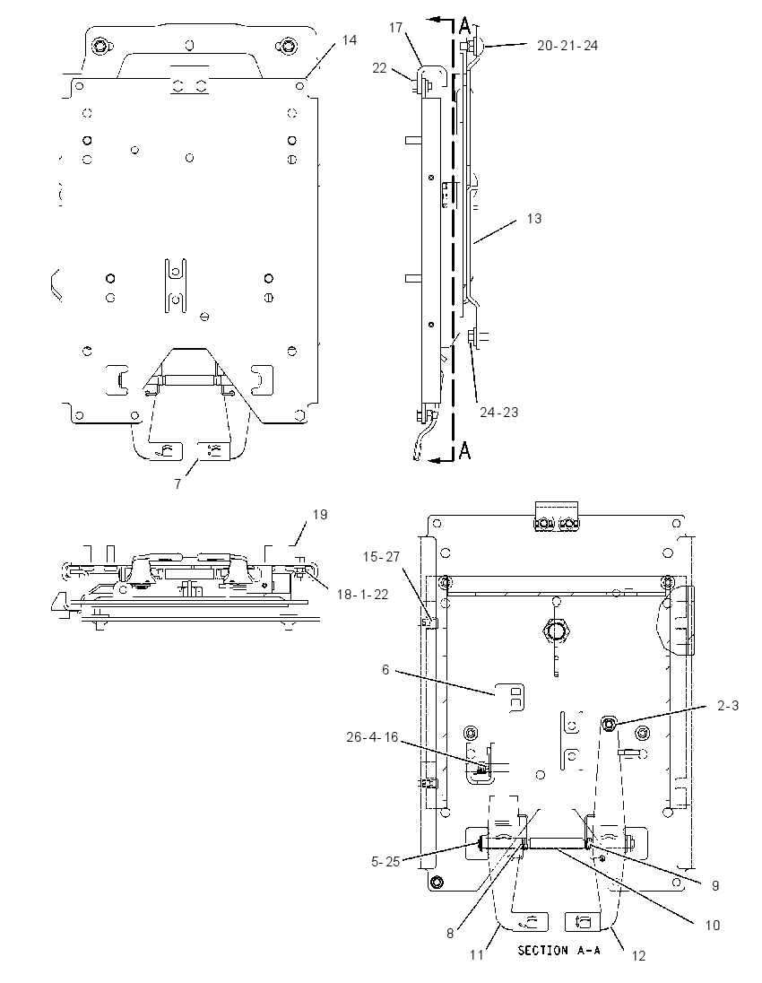 KIT-SEAT 1665206 CAT