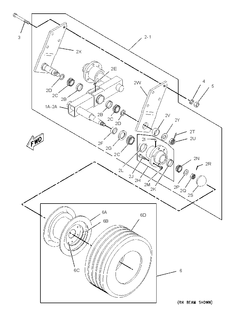 WHEEL & BEAM GP 2138354 CAT
