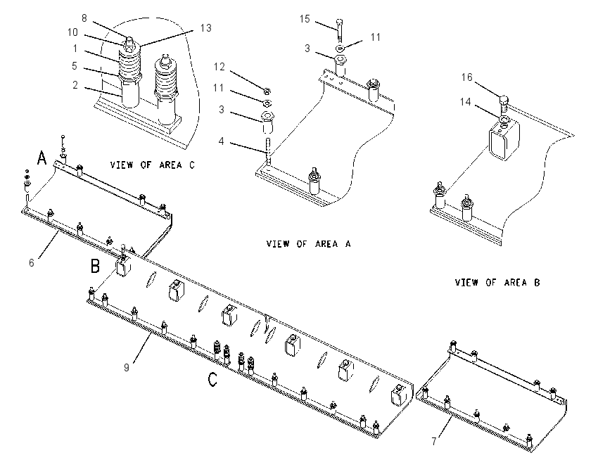 PLATE GP-SCREED 2066695 CAT