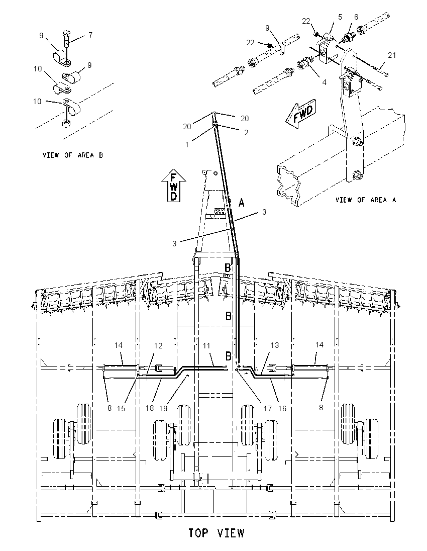 CYLINDER & LINES GP-TRANSPORT 2133496 CAT