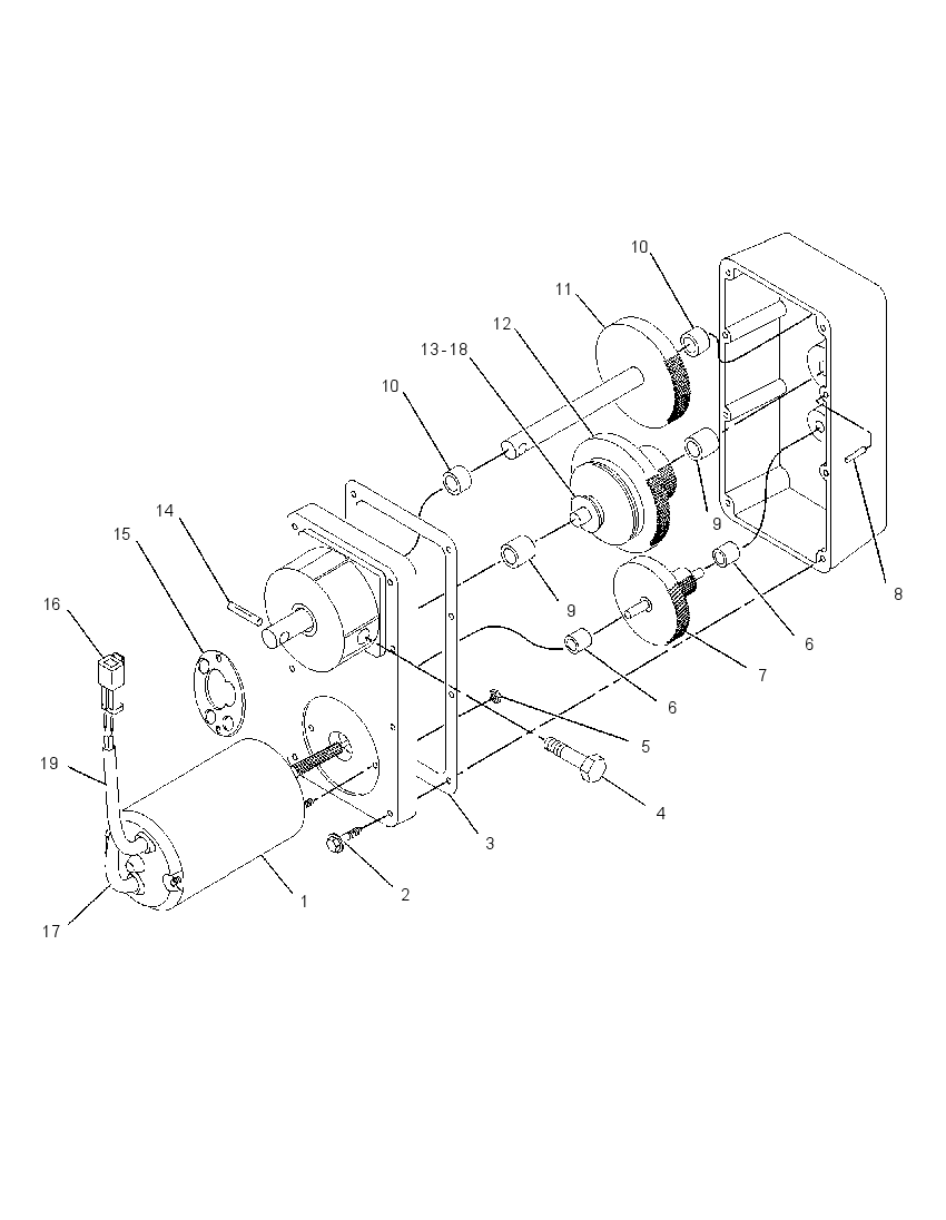 MOTOR GP-POWER ADJUSTER 1653733 CAT