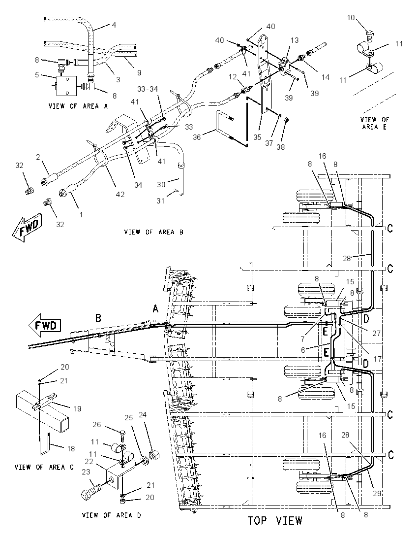 CYLINDER & LINES GP-LIFT 2133495 CAT
