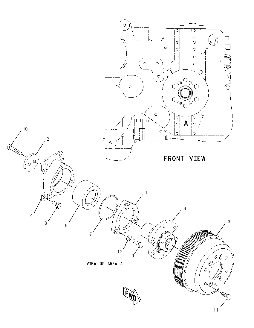 PULLEY GP-FAN 2131651 CAT