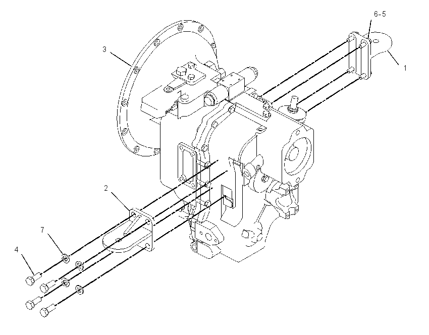 TRANSMISSION & MOUNTING GP 2026007 CAT