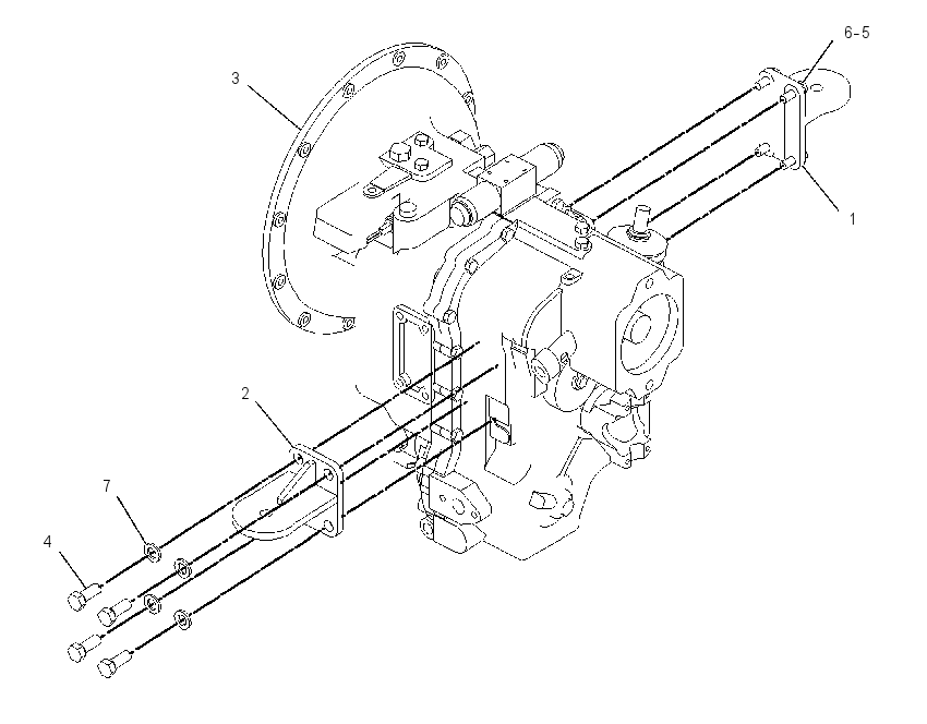 TRANSMISSION & MOUNTING GP 2026008 CAT