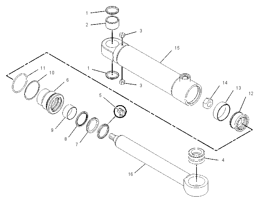 CYLINDER GP-SUSPENSION 1243848 CAT
