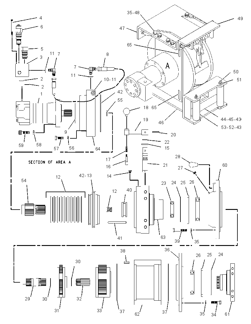 WINCH GP 1473025 CAT