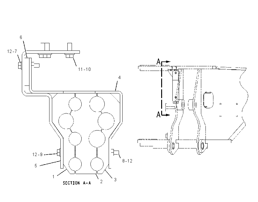 MOUNTING GP-LINES 2026014 CAT