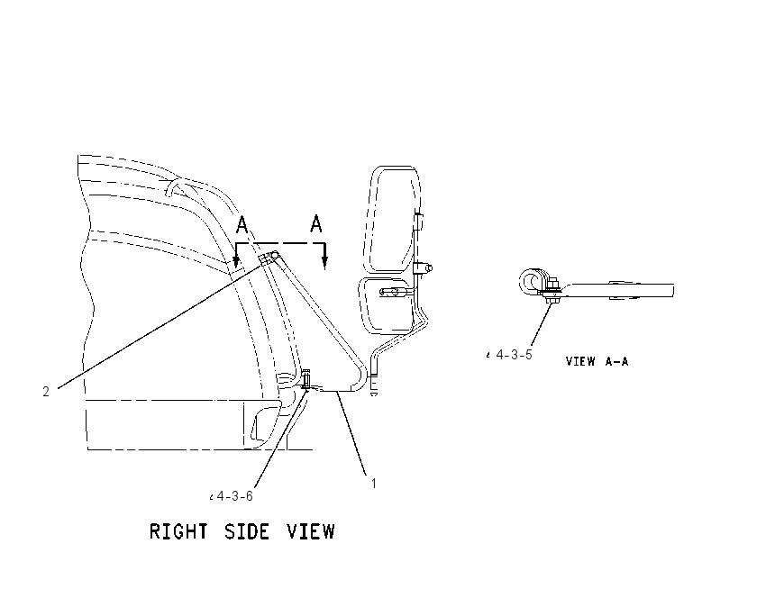 BRACKET GP-MIRROR 2126830 CAT
