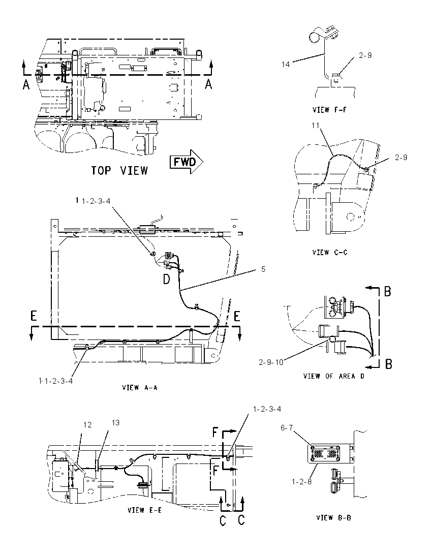 WIRING GP-CAB RISER 2028766 CAT