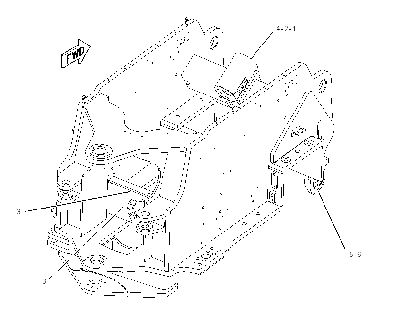 FRAME AS-FRONT 1144681 CAT
