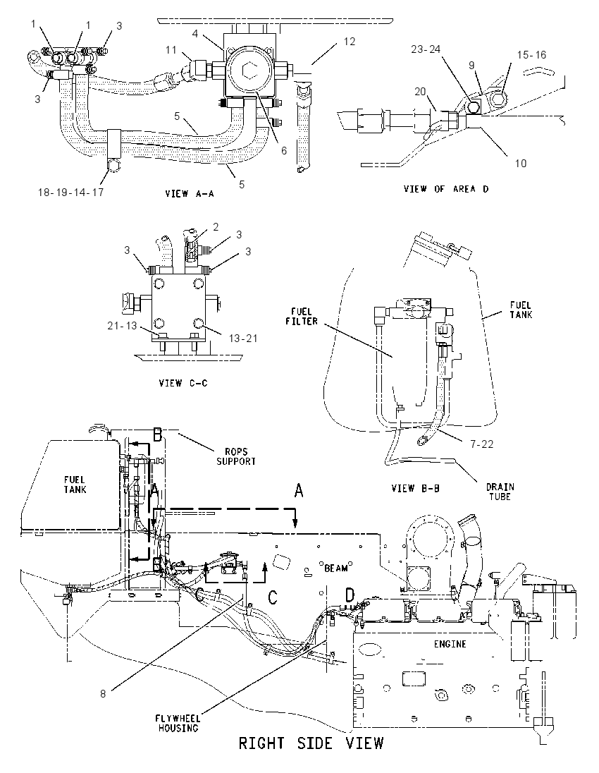 HEATER GP-FUEL 1725396 CAT