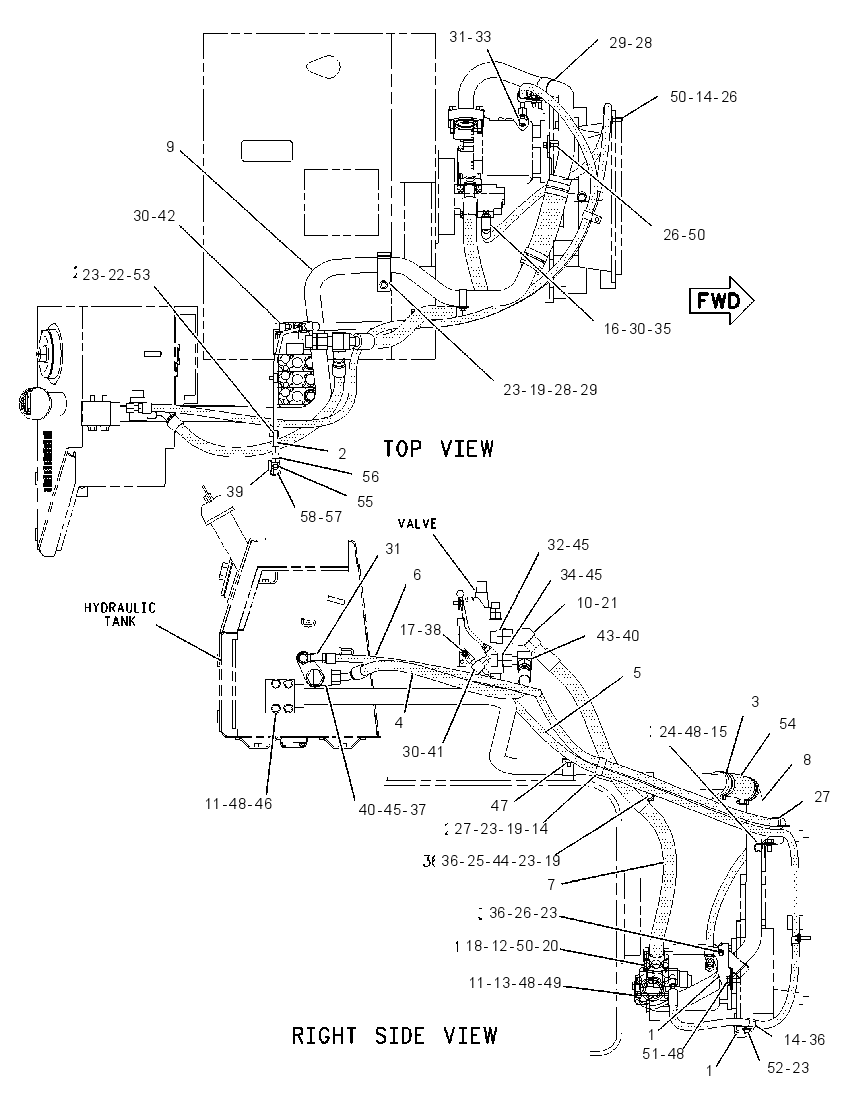 LINES GP-HYDRAULIC PUMP 1536785 CAT