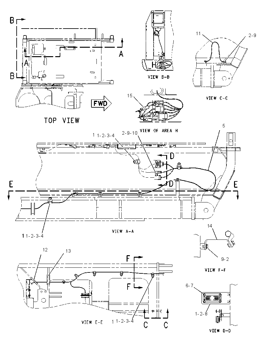 WIRING GP-CAB RISER 2172779 CAT