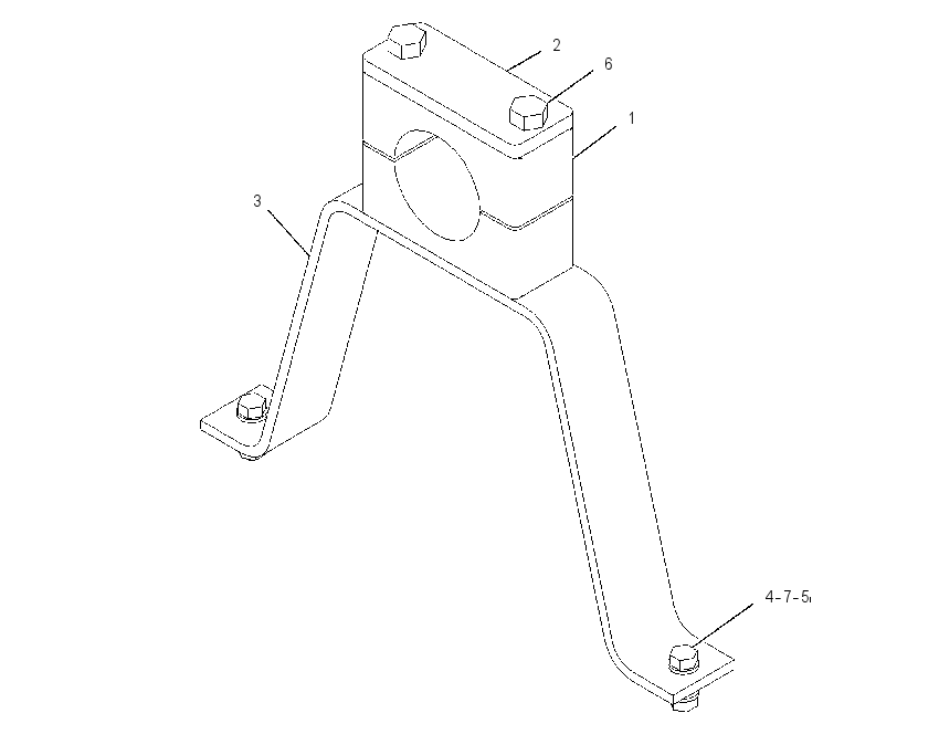 SUPPORT GP-WATER LINES 1984865 CAT