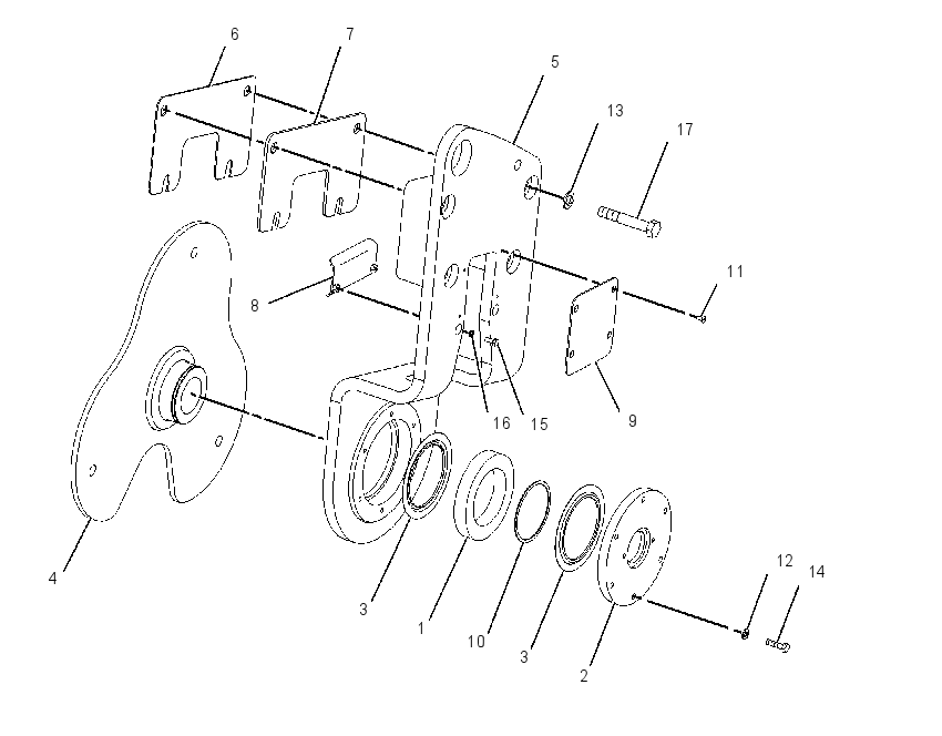 SUPPORT GP-MOTOR 1754005 CAT