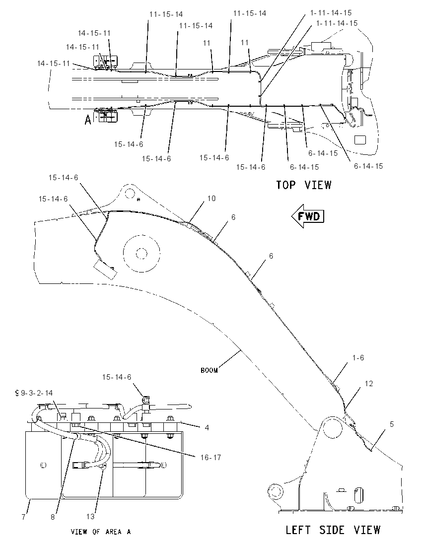 WIRING GP-BOOM 2136379 CAT