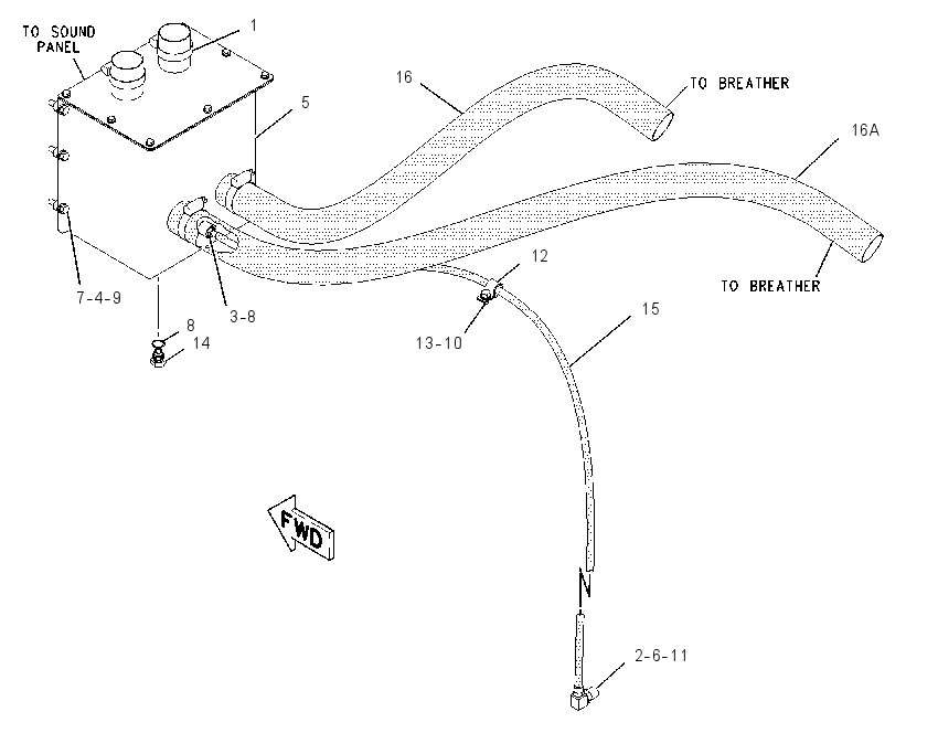 SEPARATOR GP-OIL 2106704 CAT