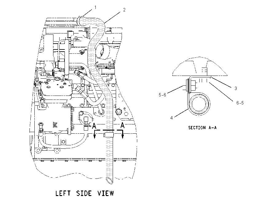 Система отвода газов 1945134 CAT