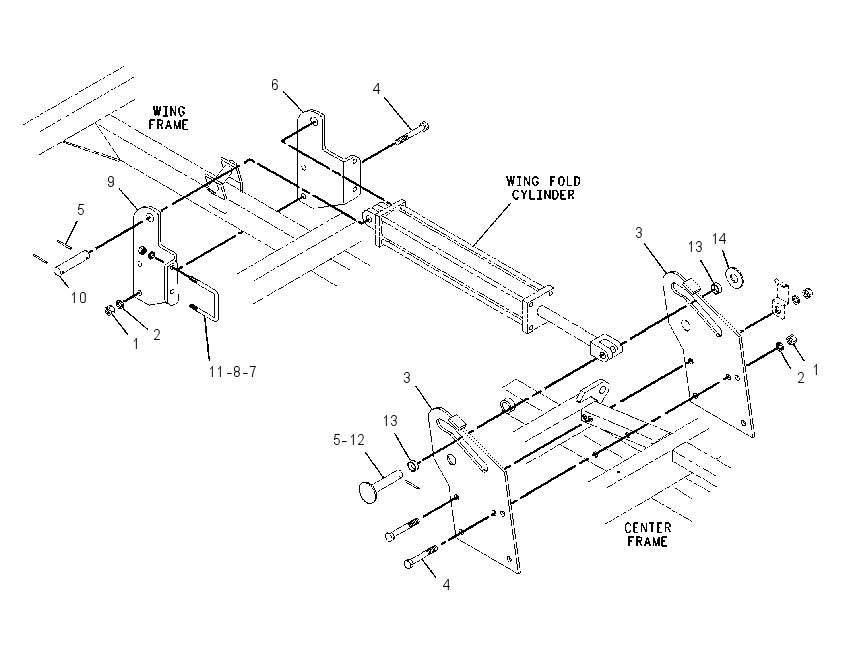MOUNTING GP-FOLDING FRAME 2133474 CAT