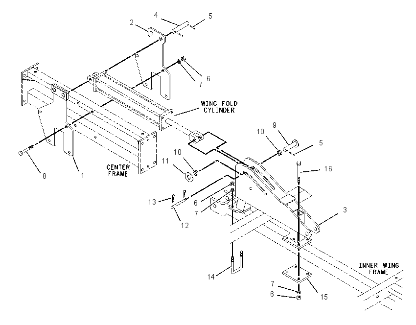 MOUNTING GP-FOLDING FRAME 2133505 CAT