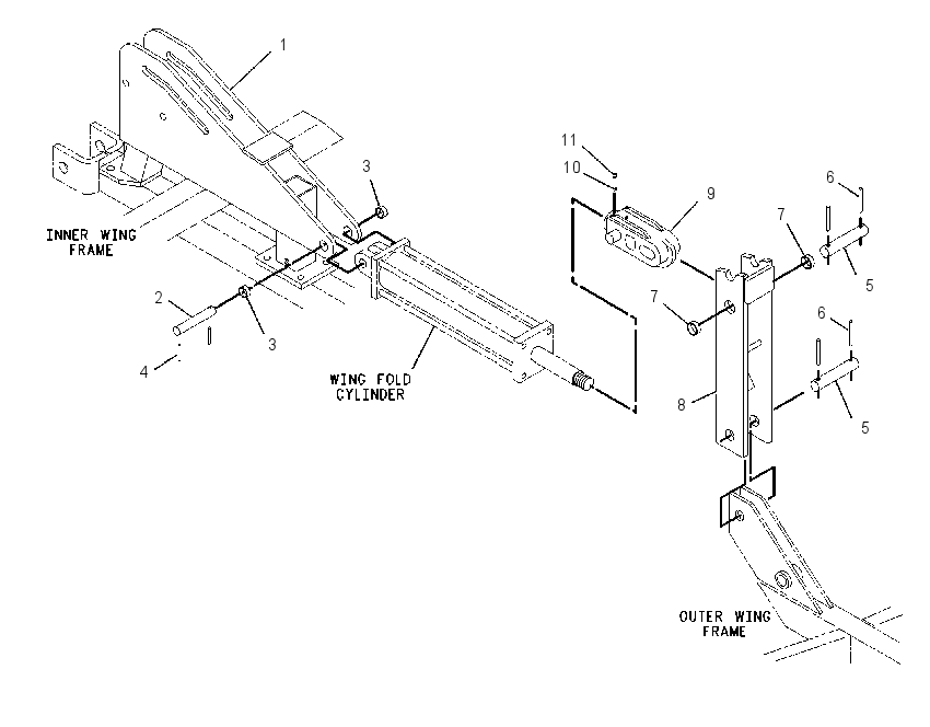 MOUNTING GP-FOLDING FRAME 2133506 CAT