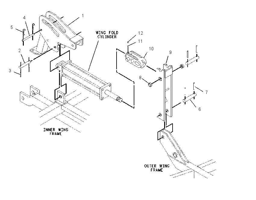 MOUNTING GP-FOLDING FRAME 2133698 CAT