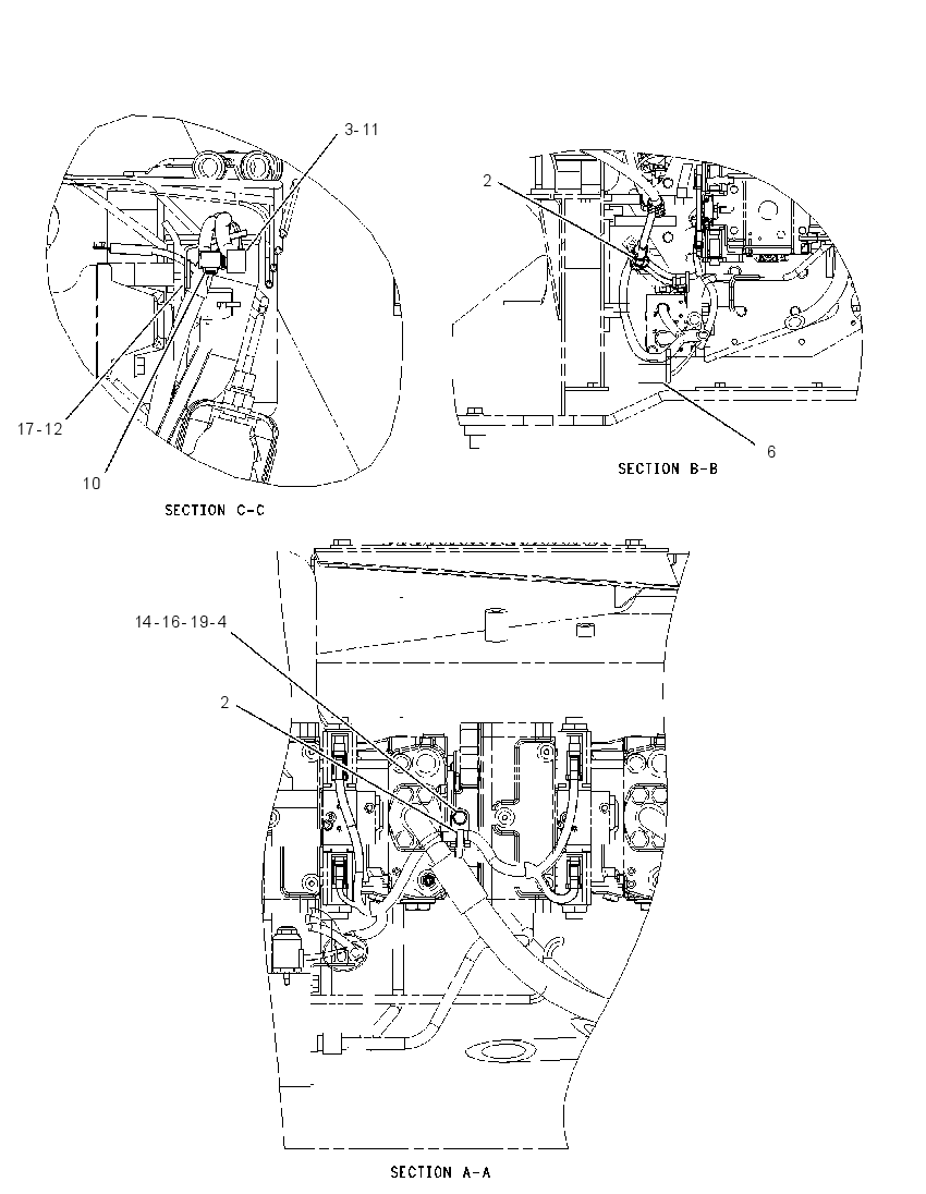 WIRING GP-ENGINE & XMSN 1745897 CAT