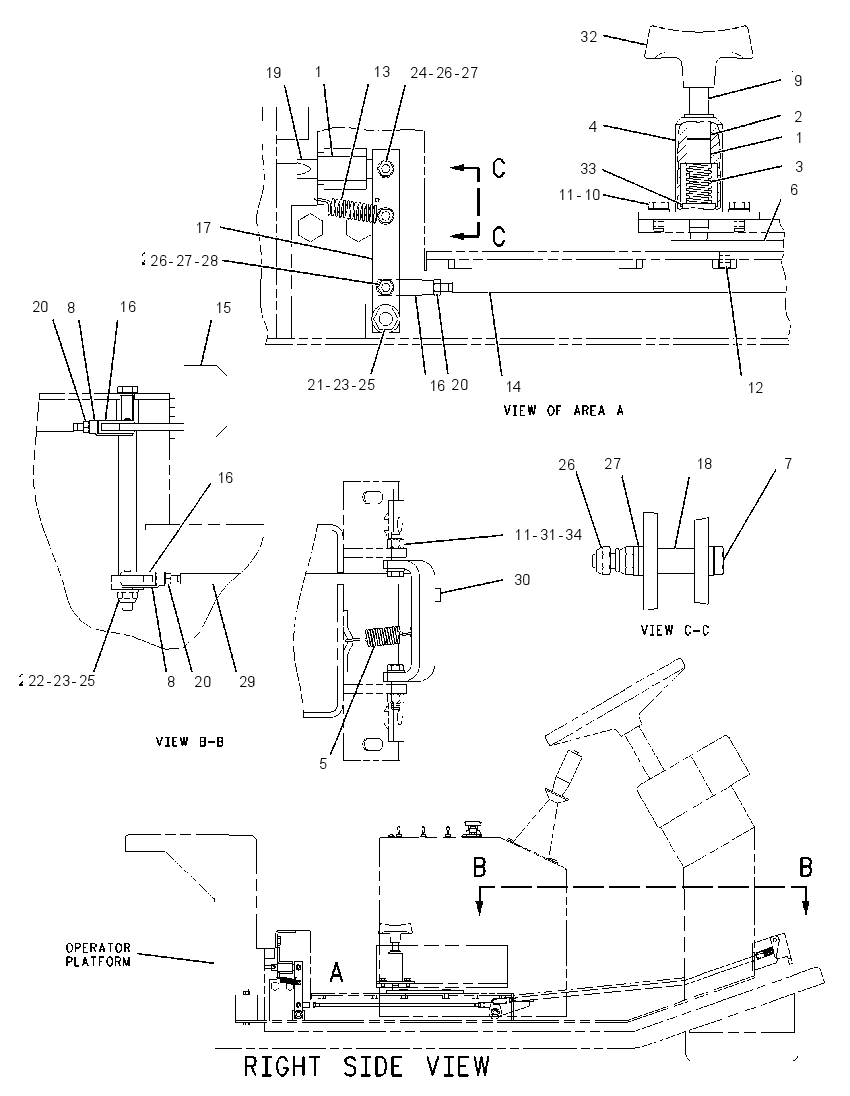 LOCK GP-ROTATION 1261332 CAT