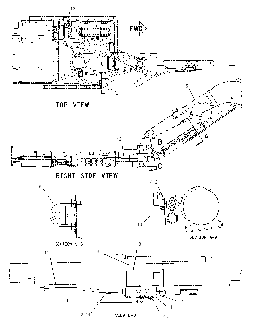 LINES GP-BOOM CHECK VALVE 2140598 CAT