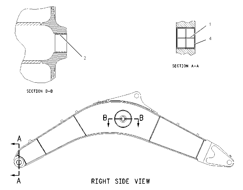 BOOM & BEARING AS-MASS EX 2062508 CAT