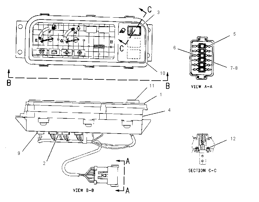 GAUGE GP-CLUSTER 2032311 CAT