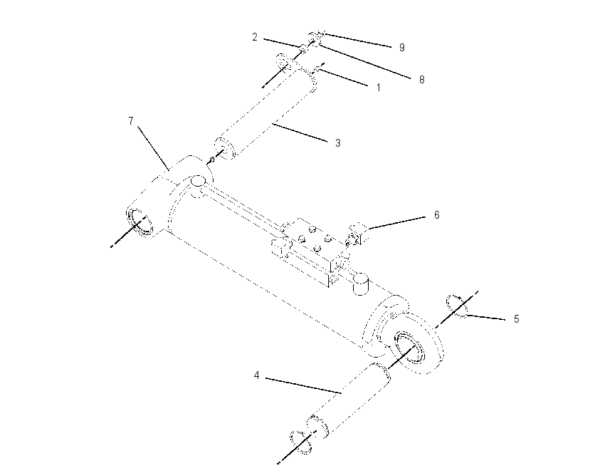 CYLINDER & MTG GP-STABILIZER 2070930 CAT