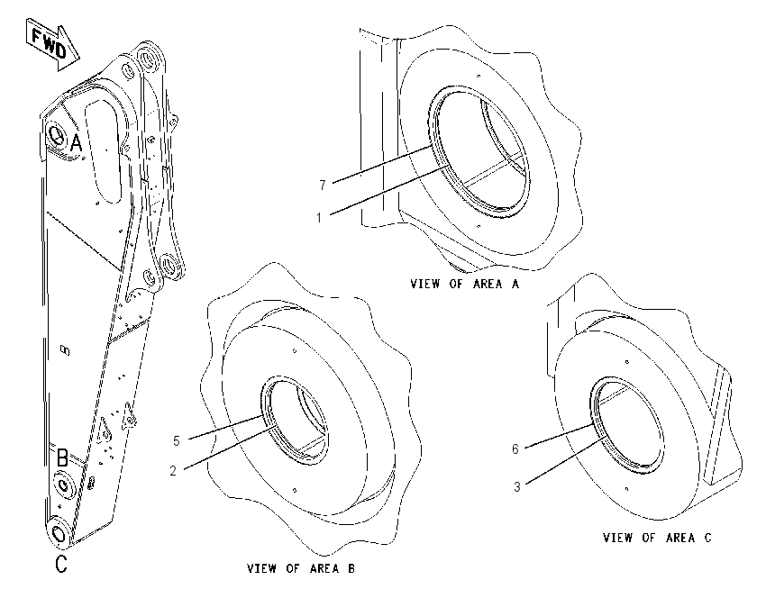 STICK & BEARING AS 2062514 CAT