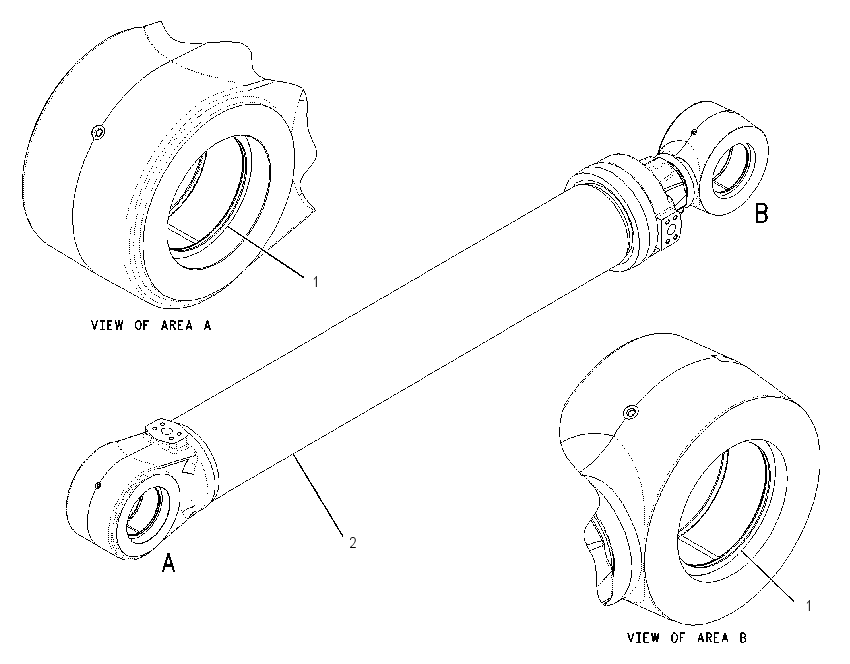 CYLINDER & SEAL GP-WORK TOOL 2052416 CAT