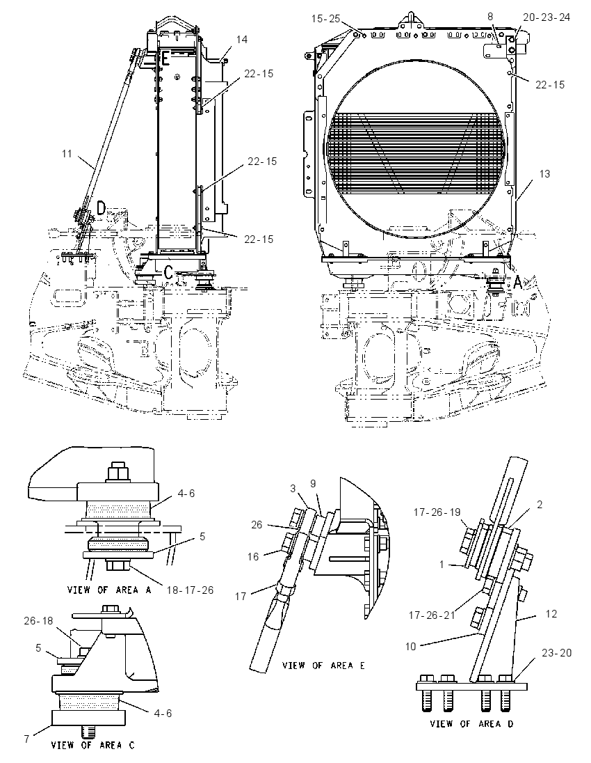 Радиатор 1919262 CAT