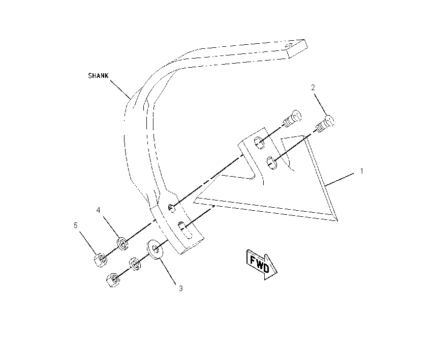 SWEEP GP-TILLAGE 2101486 CAT