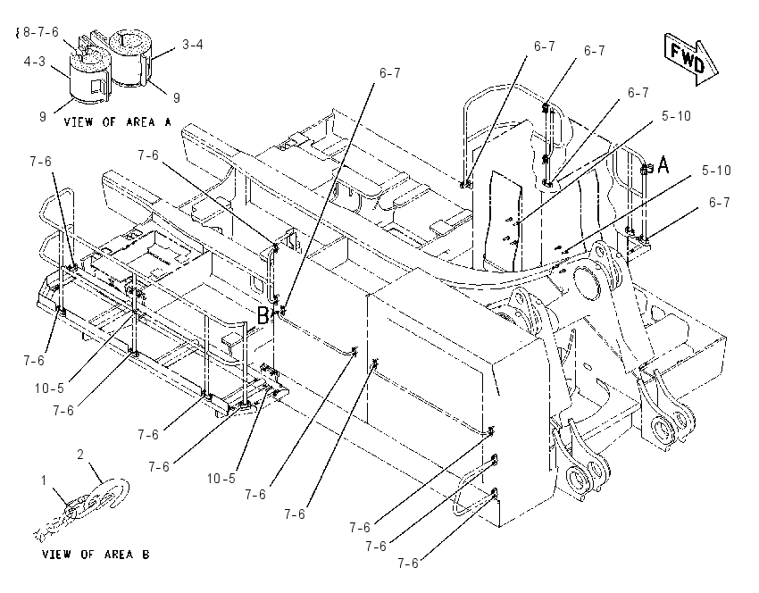 FASTENER GP-WALKWAY 2057044 CAT