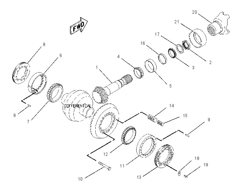 GEAR GP-BEVEL 1178257 CAT