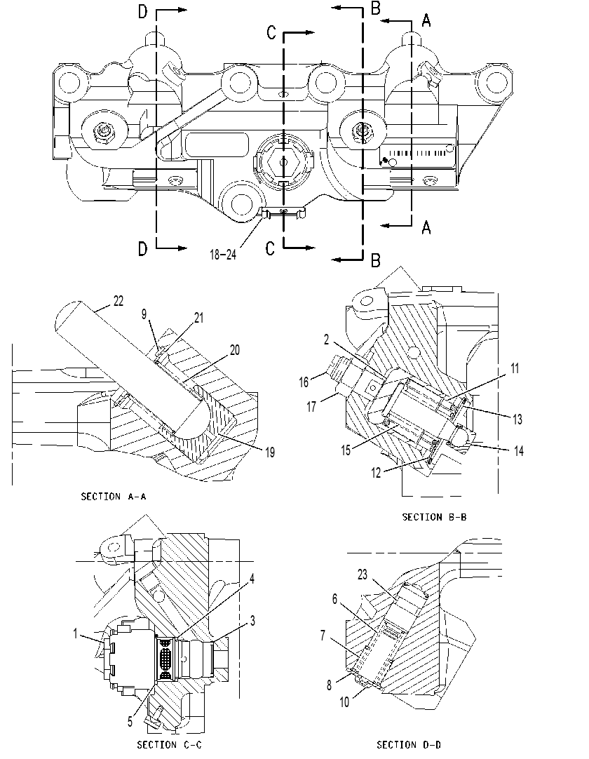 HOUSING GP-ENGINE BRAKE 1418389 CAT