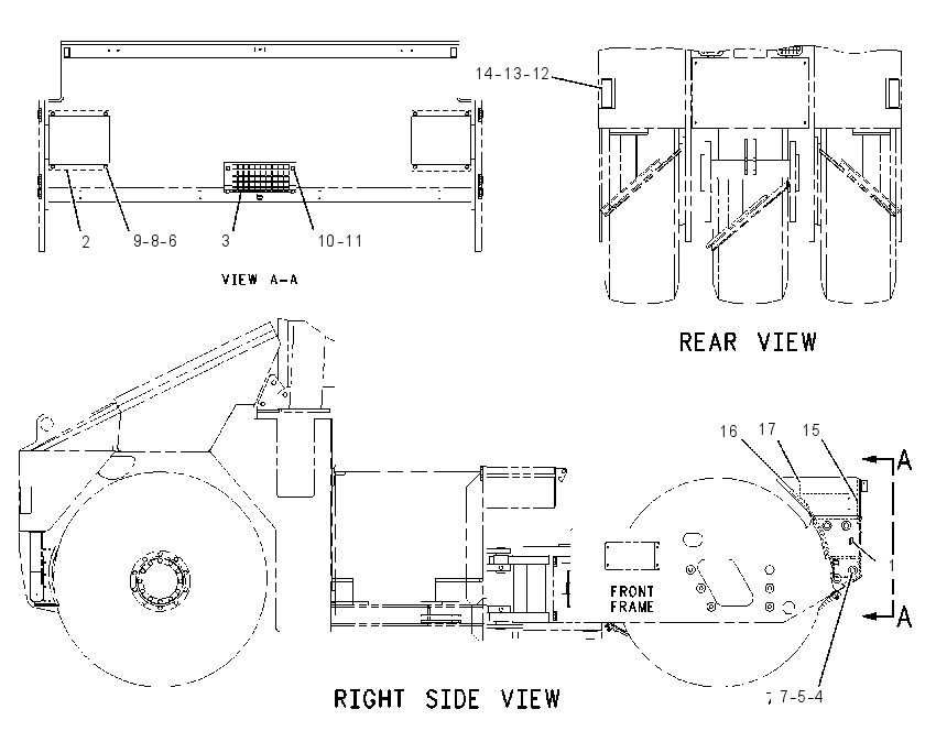 BUMPER GP-DRUM 1263400 CAT