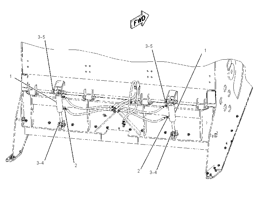 CYLINDER & MTG GP-DOOR 2167452 CAT