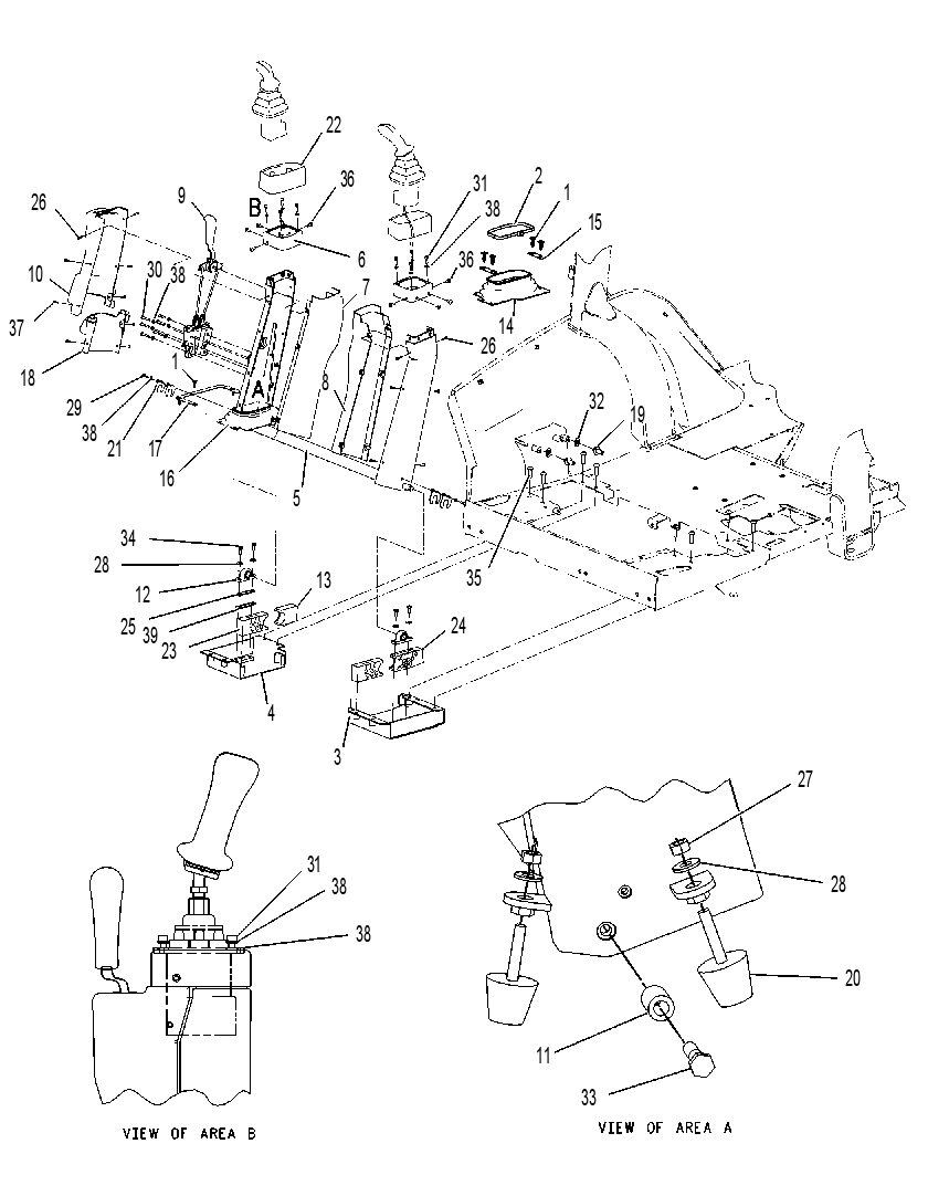 MOUNTING GP-BACKHOE CONTROL 2025919 CAT