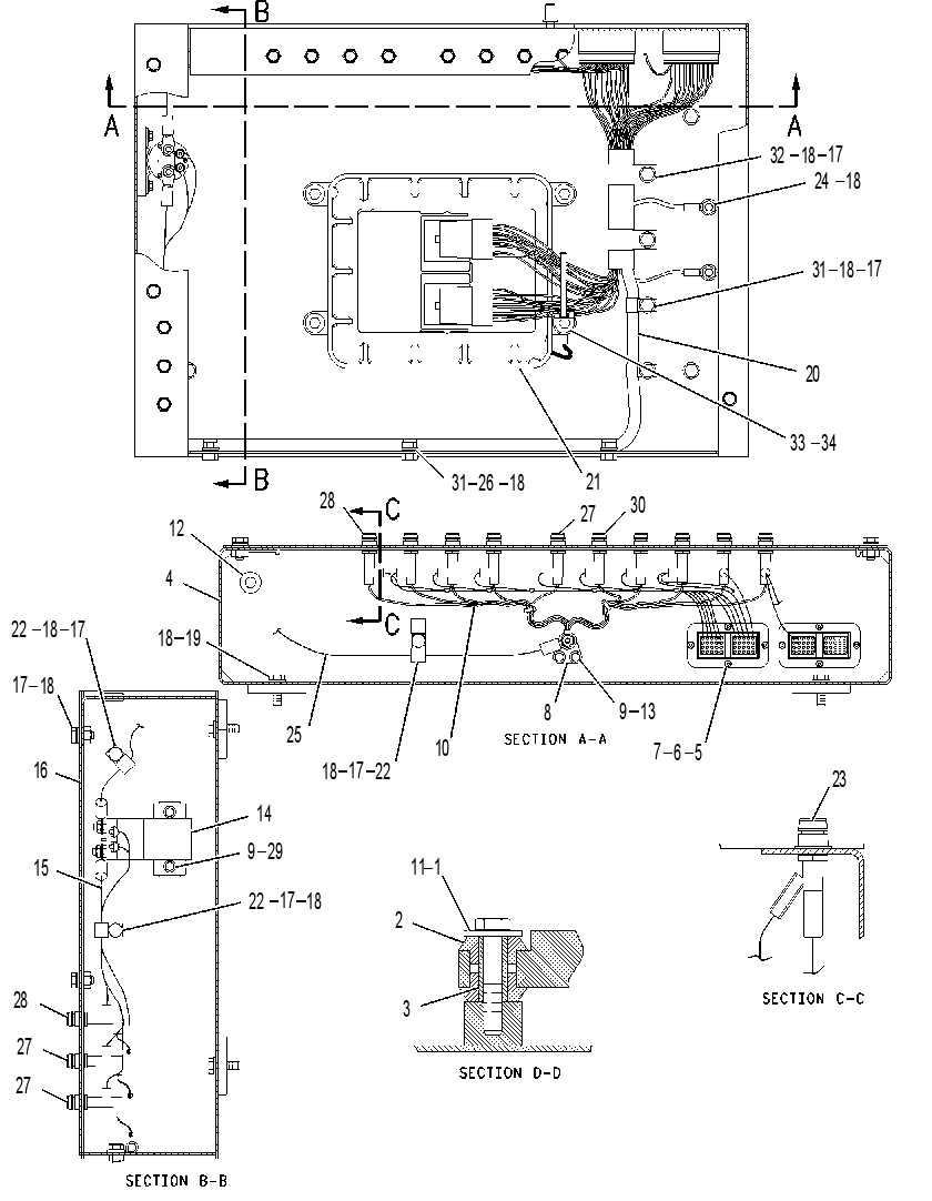 WIRING GP-ELECTRONICS BAY 1930113 CAT