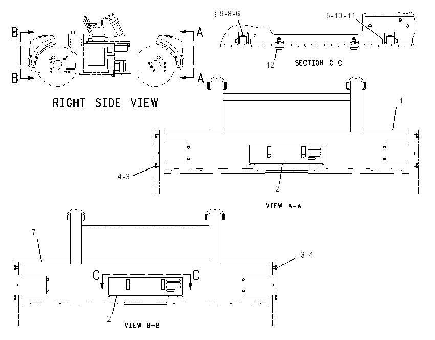 BUMPER GP 1957538 CAT